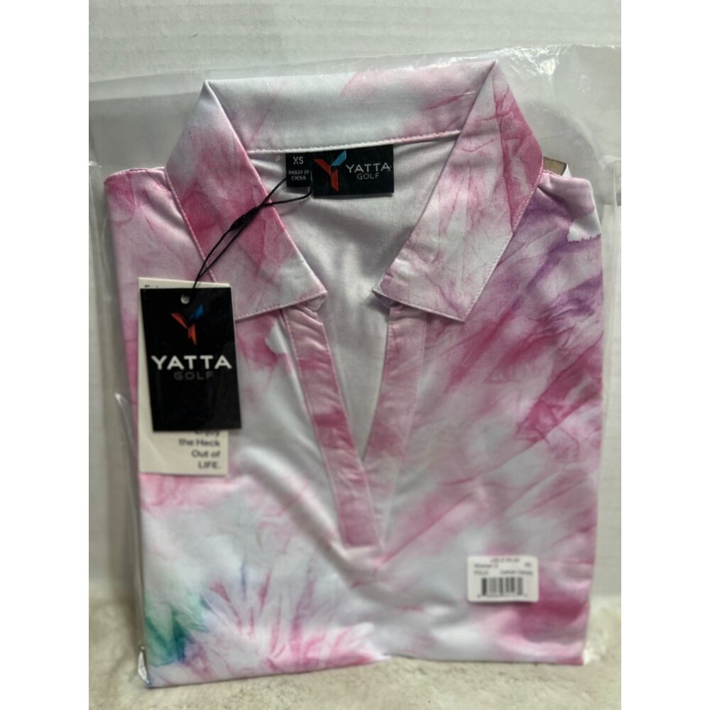 Yatta Cotton Candy Womens Polo golf polo size XS